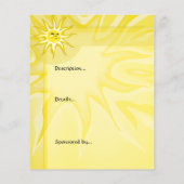 サマーサンシャインスモールイベントフライヤー チラシ (裏面)