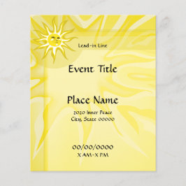 サマーサンシャインスモールイベントフライヤー チラシ