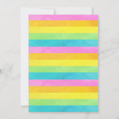 サマーサンシャインバースデーパーティーへの招待 招待状 (裏面)