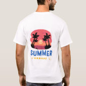 サマーサンシャインビブラス Tシャツ (裏面)