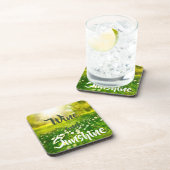 サマーサンシャインピクニックおもしろいワイン コースター (右側)