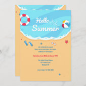 サマーサンシャイン 招待状 (正面/裏面)