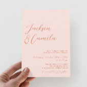 サマーサンセットウェディング 招待状