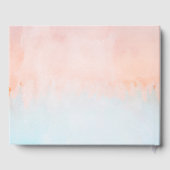 サマーサンセットウォーター結婚カラーズゲストブック ゲストブック (裏面)