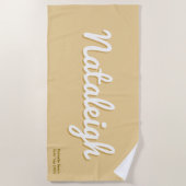 サマーサンセットガールズトリップバチェロレッテ ビーチタオル (正面)