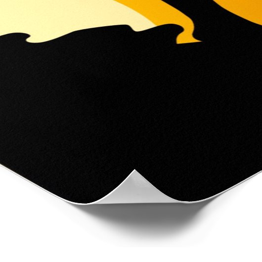 サマーサンセットサーファーガール独身のフィンソウル ポスター (角)