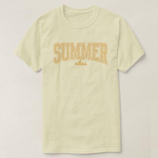 サマーサンセットディジーフローラ Tシャツ (デザイン正面)