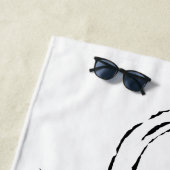 サマーサンセットデューンサンドシーシェル名 ビーチタオル (インサイチュ)