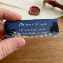 サマーサンセットパームビーチストリングライト