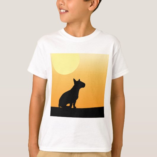サマーサンセットブルテリア Tシャツ (正面)