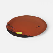 サマーサンセット紙プレート ペーパープレート (アングル)