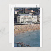 サマーサンセバスチャンビーチバスクカントリー ポストカード (正面/裏面)