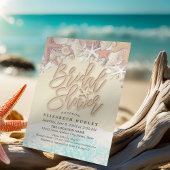サマーサンディビーチ結婚式ブライダルシャワーヒトデ 招待状