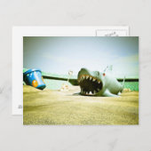 サマーサンドボックスおもしろい01はがき ポストカード (正面/裏面)