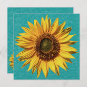 サマーサンフラワーブライダルシャワー 招待状 (正面/裏面)