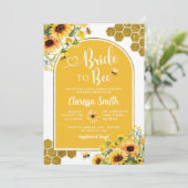 サマーサンフラワーブライドtoビーブライダルシャワー 招待状 (スタンド正面)