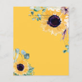 サマーサンフラワーユーカリ結婚グリーン (裏面)