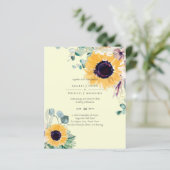 サマーサンフラワーユーカリ結婚グリーン (スタンド正面)