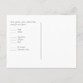 サマーサンフラワーユーカリ結婚グリーン ポストカード (裏面)