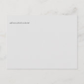 サマーサンフラワーユーカリ結婚グリーン ポストカード (裏面)