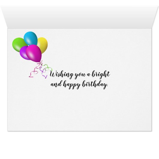 サマーサンフラワーユーモア誕生日 (内部横(下))