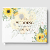 サマーサンフラワー結婚ズゲストブック ゲストブック (正面)