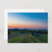 サマーサンライズアットホワイトウッド、サウスダコタ ポストカード (正面/裏面)