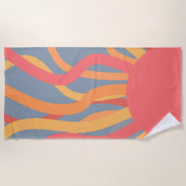 サマーサンライズ ビーチタオル