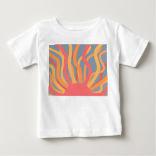 サマーサンライズ ベビーTシャツ