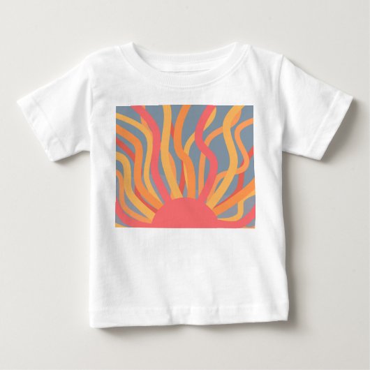 サマーサンライズ ベビーTシャツ (正面)