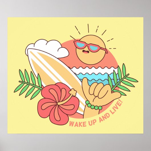 サマーサーファーのポスター ポスター (正面)