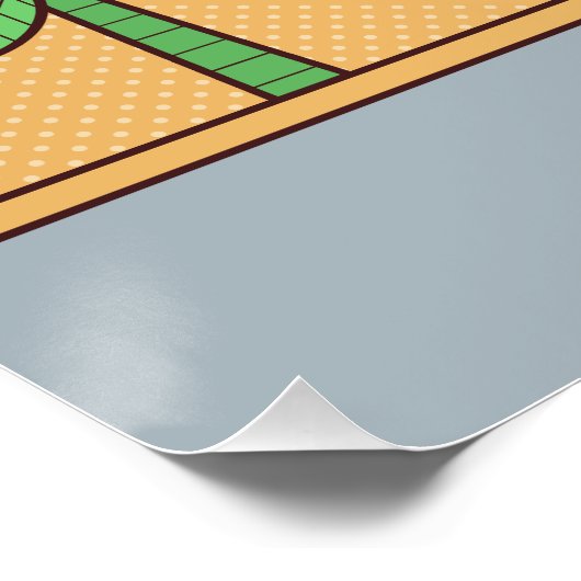 サマーサーファーカスタムの場所のポスター ポスター (コーナー)