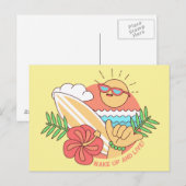 サマーサーファー葉書 ポストカード (正面/裏面)