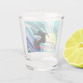 サマーサーフィンおもしろいサンダー_コーブ ショットグラス (裏面)