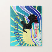 サマーサーフィンおもしろいサンダー_コーブ ジグソーパズル (縦)