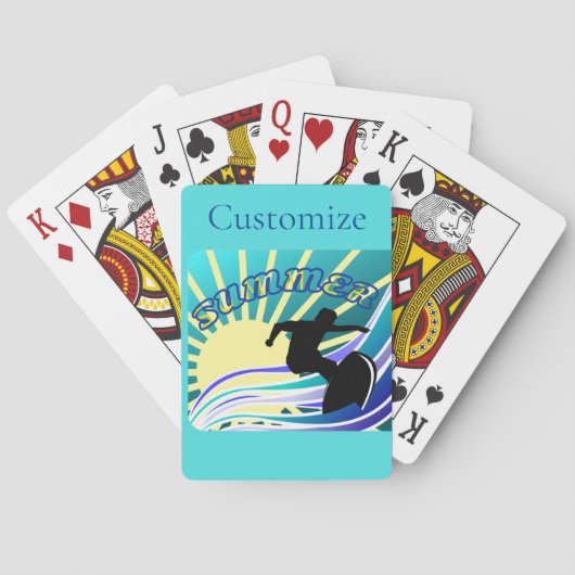 サマーサーフィンおもしろいサンダー_コーブ トランプ (裏面)