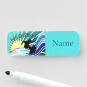 サマーサーフィンおもしろいサンダー_コーブ 名札 (インサイチュ)
