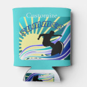 サマーサーフィンおもしろいサンダー_コーブ 缶クーラー (裏面)