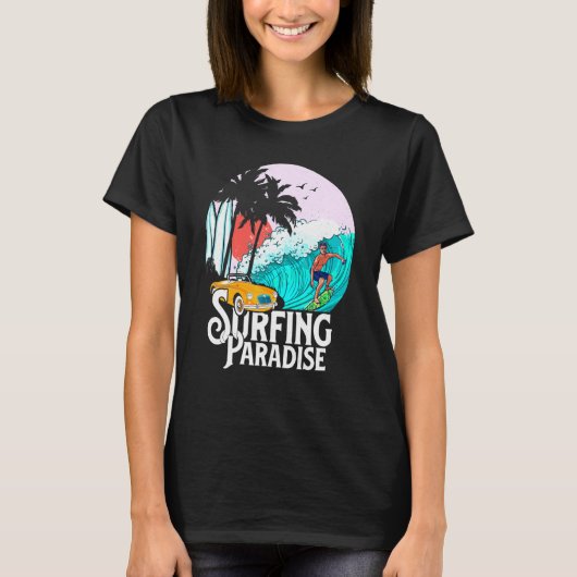 サマーサーフィンパラダイス Tシャツ (正面)