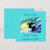 サマーサーフィンファン サンダーコーブ 招待状 (正面/裏面)