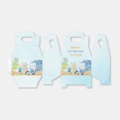 サマーサーフバースデーパーティー フェイバーボックス (折り畳みなし)