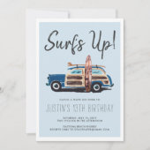 サマーサーフパーティー | ヴィンテージカー招待状 招待状 (正面)