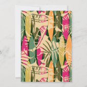 サマーサーフパーティー | ヴィンテージピンクカー招待状 招待状 (裏面)