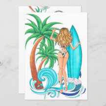 サマーサーフビーチバケーションバースデーパーティー