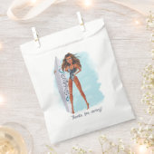 サマーサーフビーチパーティー フェイバーバッグ (クリップ留めされた状態)