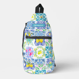 サマーシチリアの柑橘類アズ地中海のレジョプリン スリングバッグ