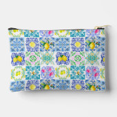 サマーシチリアの柑橘類アズ地中海のレジョ アクセサリーポーチ (裏面)