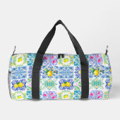 サマーシチリアの柑橘類アズ地中海のレジョ ダッフルバッグ (裏面)