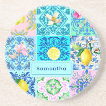 サマーシチリアターコイズカラフルアズレジョアマルフィ