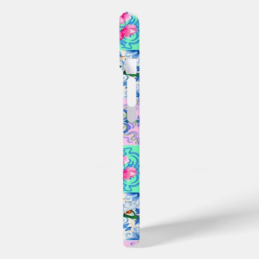 サマーシチリアターコイズカラフルアズレジョアマルフィ Case-Mate iPhoneケース (裏面 / 左)